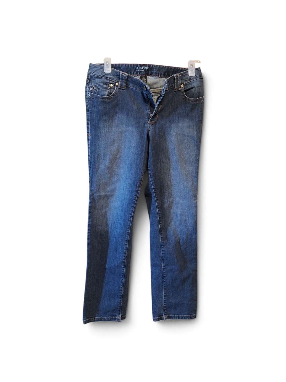Lane Bryant Two-Tone Blue Straight Leg Jeans